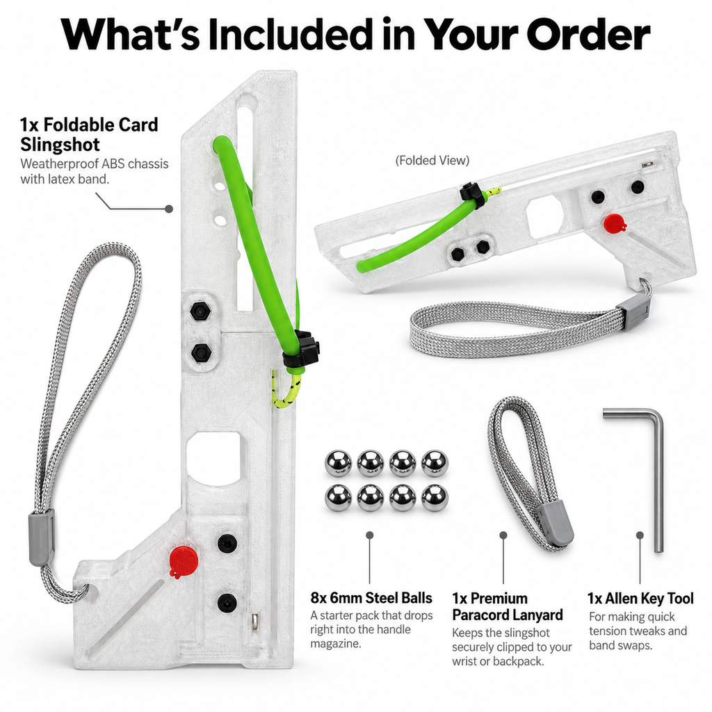 Foldable Card Slingshot