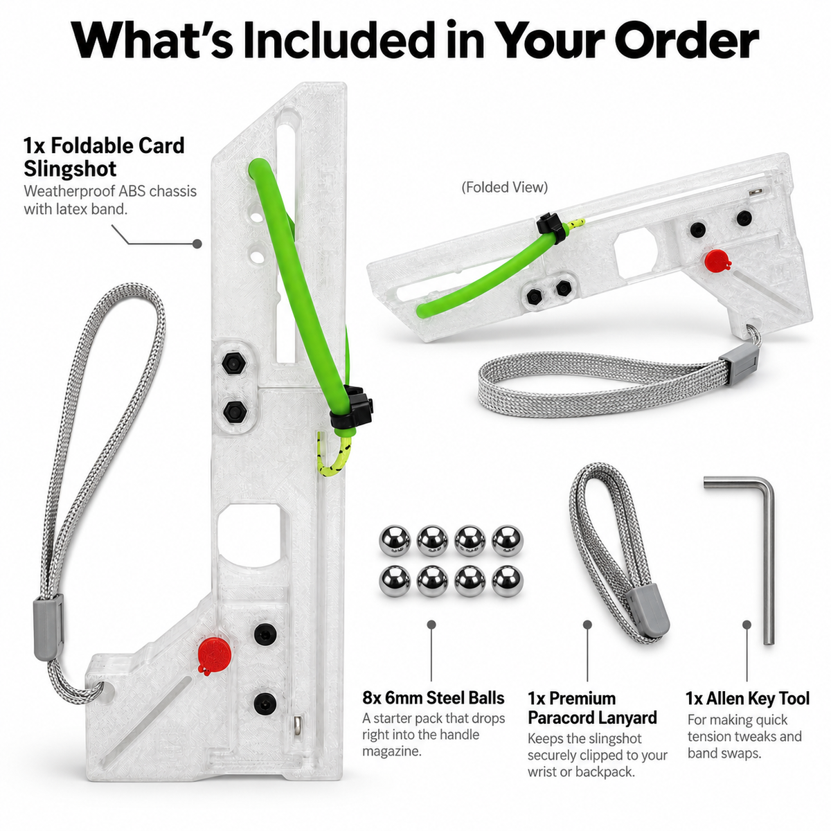 Foldable Card Slingshot