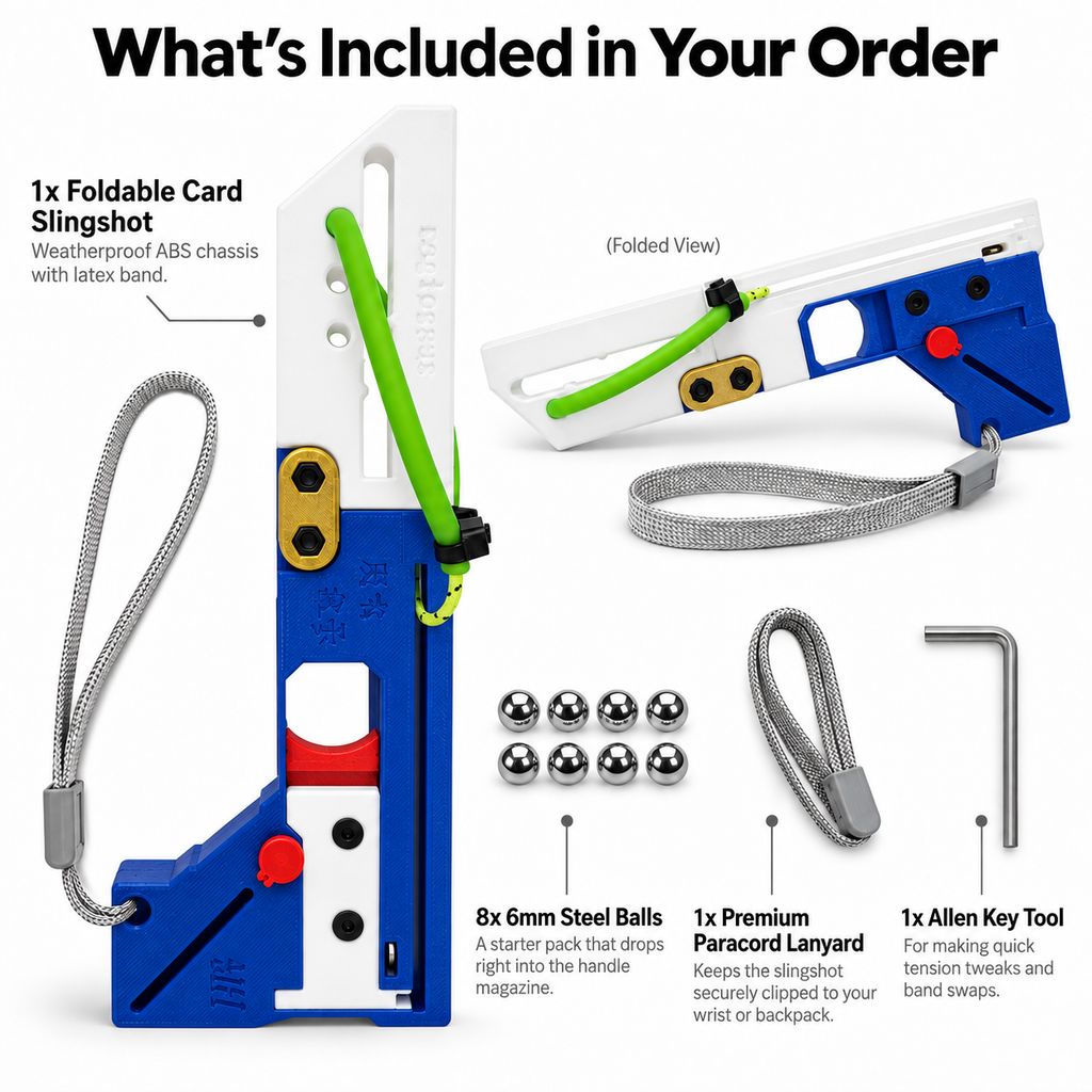 Foldable Card Slingshot